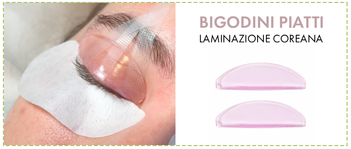 Bigodini per laminazione coreana